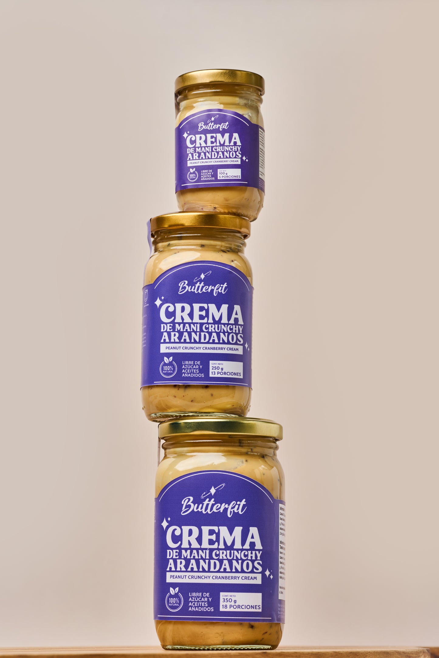 Crema de Mani Crunchy Arandanos